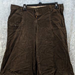Corduroy Wide Leg Capri Size 15